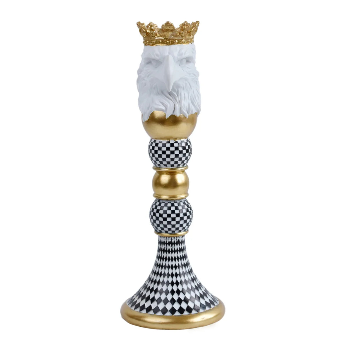 Kerzenständer aus Keramik mit Tierkopf-Figur - Scheinraum.de