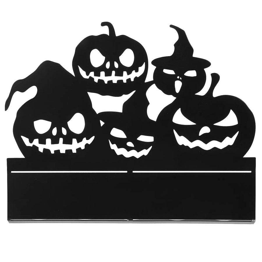 Kürbisförmiger Teelichthalter aus Eisen für Halloween - Scheinraum.de