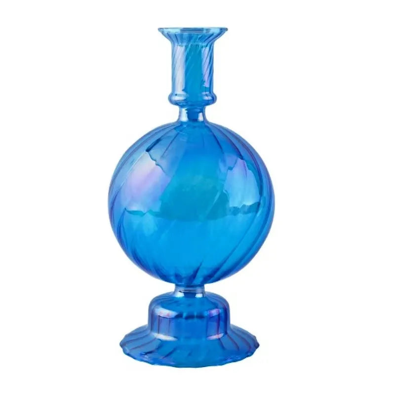Retro-Kerzenhalter aus Glas für Stabkerzen - Scheinraum.de
