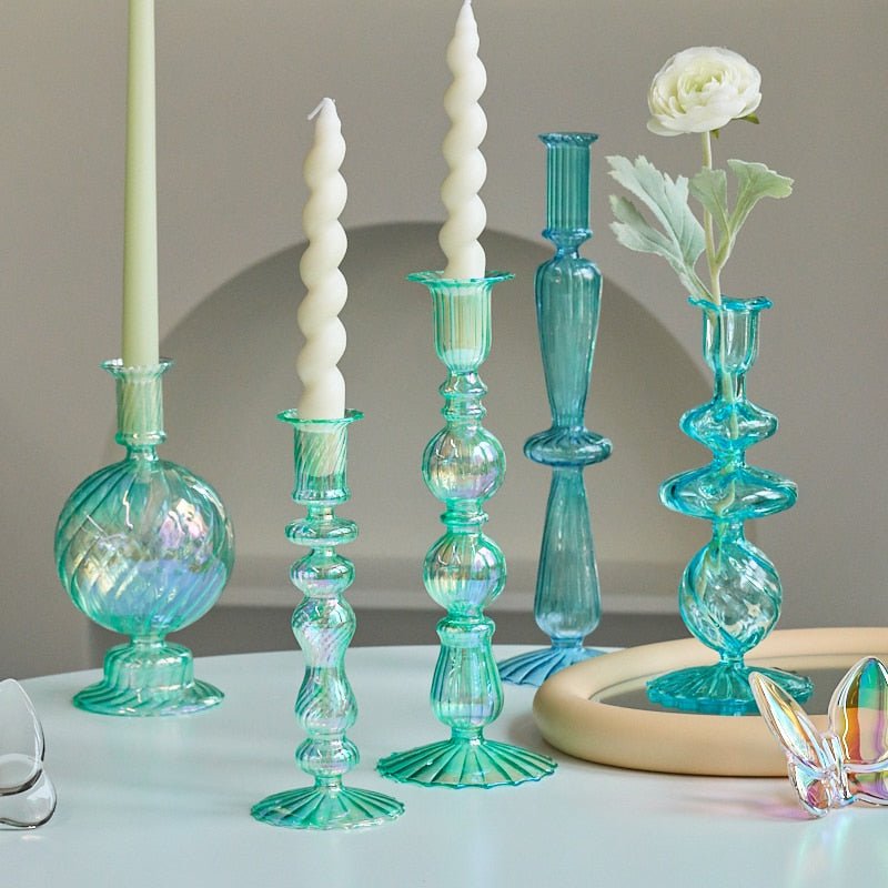 Floriddle Glas-Kerzenhalter für Stabkerzen - Scheinraum.de