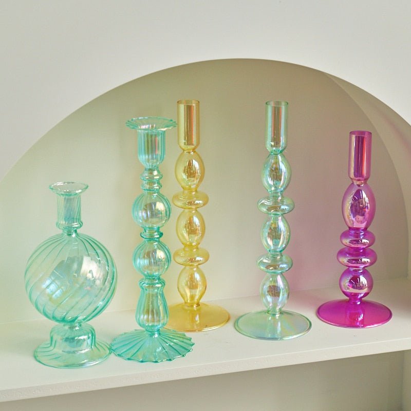 Floriddle Glas-Kerzenhalter für Stabkerzen - Scheinraum.de